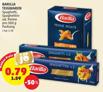 PENNY Barilla Teigwaren 500g Angebot