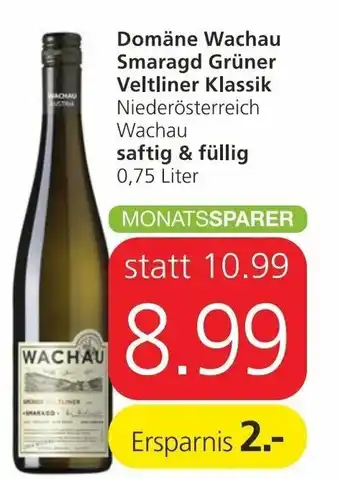 Spar Domäne Wachau Smaragd Grüner Veltliner Klassik Angebot