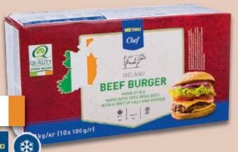 Metro Irish beef burger Angebot