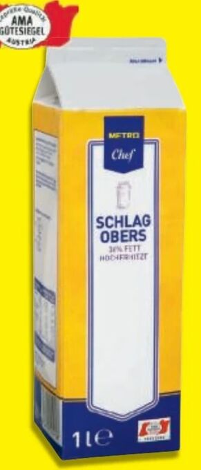 Metro Schlagobers Angebot