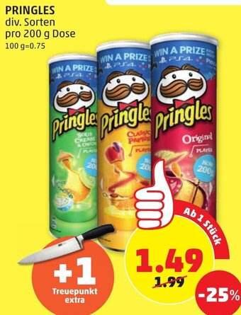 PENNY Pringles 200g Angebot