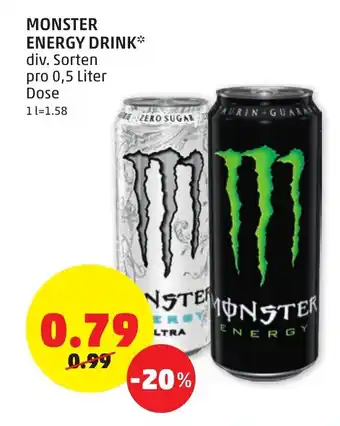 PENNY Monster Energy 500ml Angebot