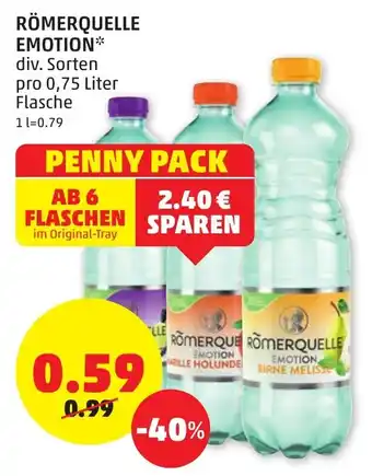 PENNY Romerquelle Emotion 750ml Angebot