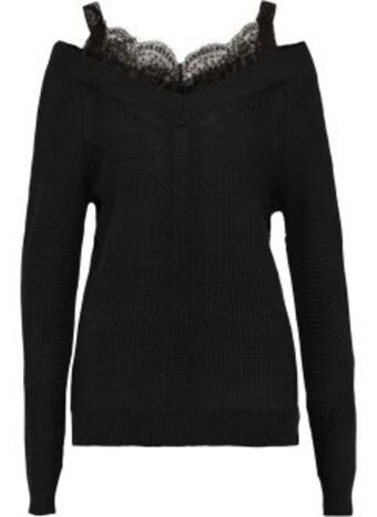 Bonprix Ajour-pullover mit spitze Angebot