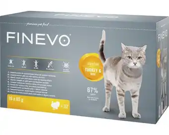 Hornbach Katzenfutter nass finevo digestion pute und reis 16x85 g Angebot