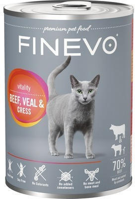 Hornbach Katzenfutter nass finevo vitality rind und kalb mit kresse 400 g Angebot