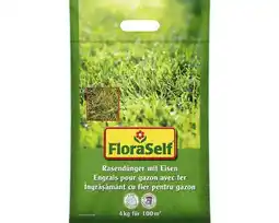 Hornbach Rasendünger floraself mit eisen 4 kg / 100 m² Angebot