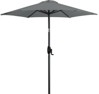 Hornbach Sonnenschirm marktschirm doppler basic lift neo mit kurbelfunktion ø 180 cm polyester anthrazit Angebot
