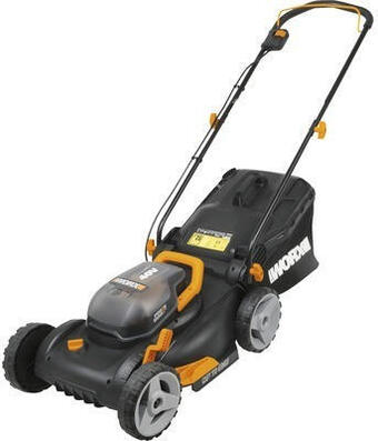 Hornbach Akku-rasenmäher worx wg743e inkl. akkus und ladegerät Angebot