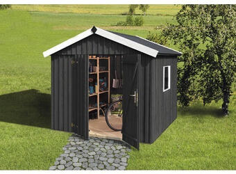 Hornbach Gartenhaus weka schwedenhaus gr. 3 inkl. fußboden 240 x 246 cm anthrazit Angebot