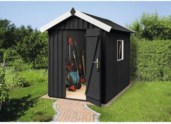 Hornbach Gartenhaus weka schwedenhaus gr. 1 inkl. fußboden 162 x 168 cm anthrazit Angebot