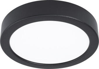 Hornbach Led deckenleuchte fueva 1 ø 170 x 45 mm 1-flammig 12 w 1200 lm 4000 k neutralweiß ip 20 schwarz Angebot