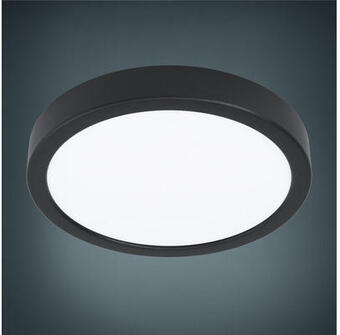 Hornbach Led deckenleuchte fueva 1 ø 225 x 45 mm 1-flammig 16 w 1800 lm 4000 k neutralweiß ip 20 schwarz Angebot