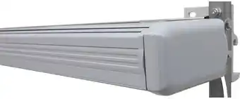 Hornbach Soluna kassettenmarkise exquisit 4,5x3,5 stoff dessin 6171 gestell db703 dunkelgrau inkl. motor und wandschalter Angebot