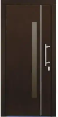 Hornbach Haustür silves kiefer lackiert nussbaum 1000x2000 mm din rechts Angebot