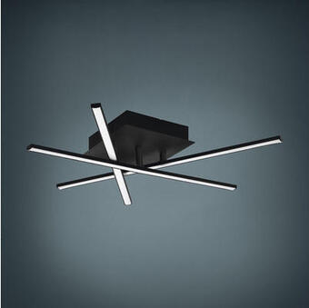 Hornbach Led deckenleuchte stahl/alu/kunststoff 3x 3,5w 1500 lm 3000 k warmweiß 90x500x145 mm lasana 3 schwarz/weiß Angebot