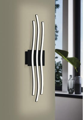 Hornbach Led deckenleuchte stahl/alu/kunststoff 21w 2800 lm 3000 k warmweiß 45x650x130 mm roncade 1 schwarz/weiß Angebot