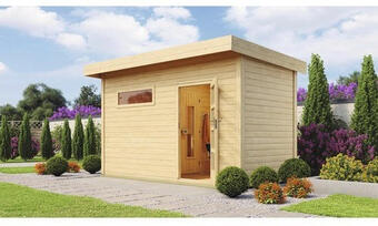 Hornbach Saunahaus weka farsund ohne ofen mit fenster und holztüre mit isolierglas wärmegedämmt Angebot