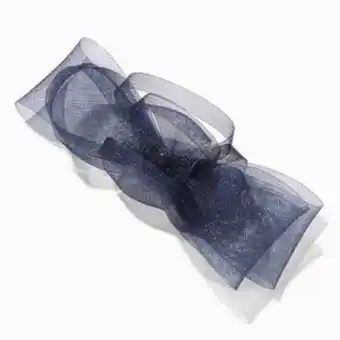 Claire's Large navy blue bow fascinator Angebot