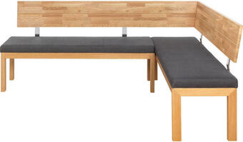 XXXLutz Eckbank 208/171 cm in anthrazit, eichefarben Angebot