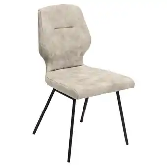 XXXLutz Stuhl in stahl mikrofaser Angebot