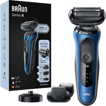 Media Markt Braun rasierer series 6 60-b4500cs schwarz/blau Angebot