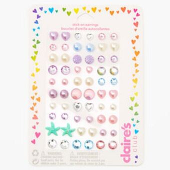 Claire's Claire's club mermaid stick on earrings - 30 pack Angebot