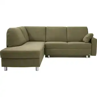 XXXLutz Ecksofa in chenille olivgrün Angebot