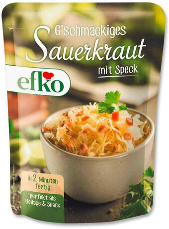 Billa Efko sauerkraut mit speck Angebot