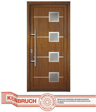 Hornbach Haustür signum modell 1 rc2 kunststoff goldenoak/goldenoak 104x214 cm din links Angebot