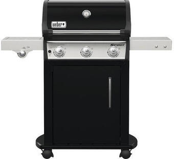 Hornbach Gasgriller weber spirit e-325 silber/schwarz mit 3 brenner, seitenbrenner, deckelthermometer, fettauffangschale, grillrost, s Angebot