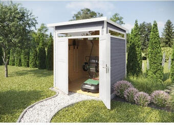 Hornbach Gartenhaus weka 265 gr. 2 inkl. fußboden 205 x 209 cm grau Angebot