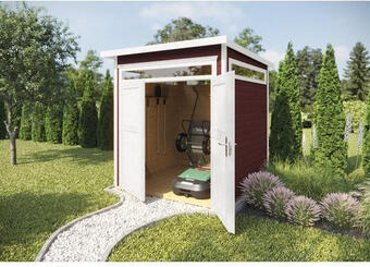 Hornbach Gartenhaus weka 265 gr. 1 inkl. fußboden 205 x 115 cm rot Angebot