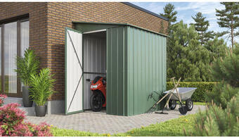 Hornbach Gartenhaus lean to 56 144 x 171 cm jade Angebot