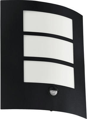 Hornbach Wandleuchte e27 city 40w 640 lm 3000 k warmweiß ip 44 mit bewegungssensor schwarz Angebot