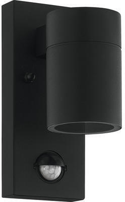 Hornbach Led wandleuchte gu10 riga 5 3w 240 lm 3000 k warmweiß ip 44 mit bewegungssensor schwarz Angebot