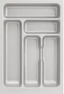 Hornbach Besteckeinsatz optifit für 40 cm unterschränke kunststoff grau Angebot