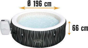 Hornbach Aufblasbarer whirlpool bestway® lay-z-spa® hollywood airjet™ mit 140 luftdüsen, multifunktionspumpe, integrierte heizfunktion Angebot