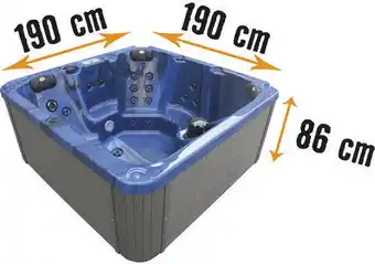 Hornbach Aufstellbarer whirlpool sanotechnik palma blue Angebot