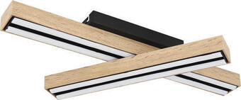 Hornbach Led deckenleuchte doro 24 w lxbxh: 515x365x110 mm ip 21 schwarz Angebot