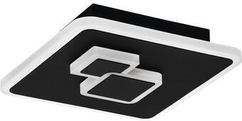 Hornbach Led deckenleuchte cadegal 8 w 1200 lm 4000 k neutralweiß 50x200x200x60 mm ip20 schwarz Angebot