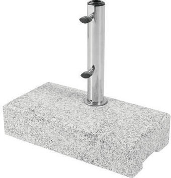 Hornbach Sonnenschirmständer doppler 25 kg granit rechteckig naturbelassen Angebot
