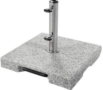 Hornbach Sonnenschirmständer doppler 34,1 kg granit quadratisch naturbelassen Angebot