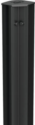 Aluminium-eckprofil biohort mini davinci dunkelgrau-metallic