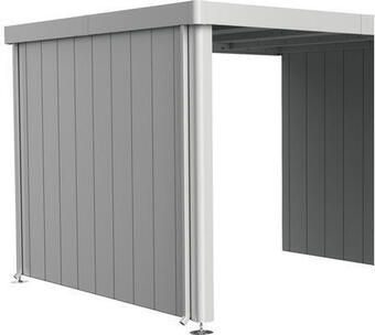 Hornbach Seitenwand seitendach biohort gartenhaus neo 3a/3b/3c/3d silber Angebot