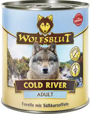 Hornbach Hundefutter nass wolfsblut cold river adult 800 g Angebot
