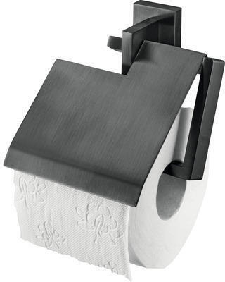 Hornbach Toilettenpapierhalter haceka edge mit deckel graphit gebürstet Angebot