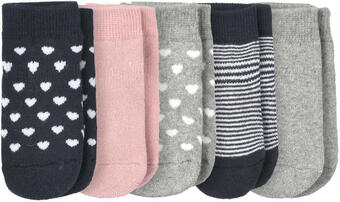 Ernsting's family 5 paar baby frottee-socken mit abs-sohle Angebot
