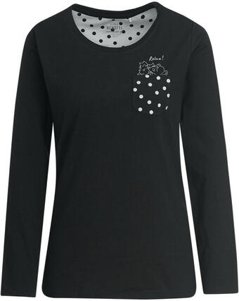 Ernsting's family Damen schlafshirt mit katzen-motiv Angebot