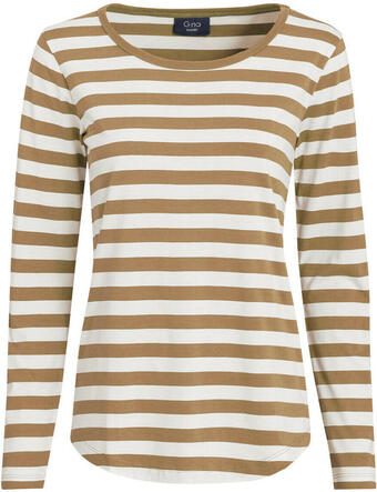 Ernsting's family Damen langarmshirt im streifen-look Angebot